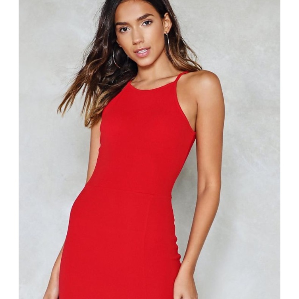Red dress